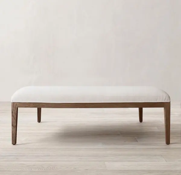 Пуфик кофейный тканевый Сен-Морис