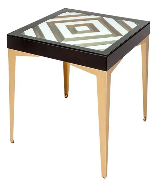 Приставной столик с ромбовидным рисунком Иллюзия