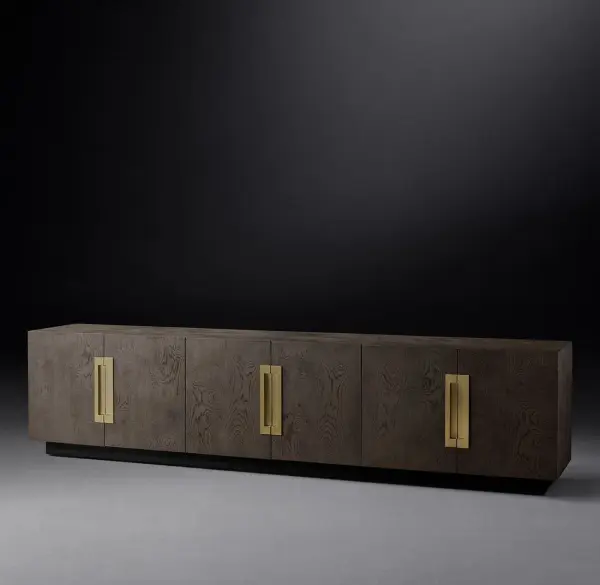 Длинная тумба по ТВ современная Томас