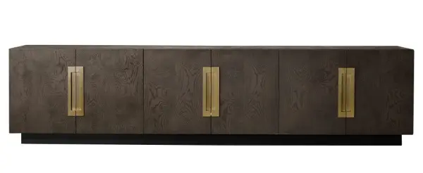 Длинная тумба по ТВ современная Томас