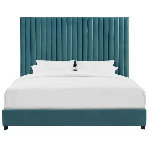 Кровать двуспальная 160 200 Mora зеленая