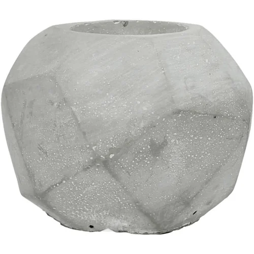 Подсвечник бетонный цвет серый