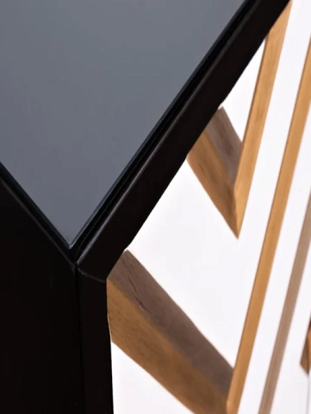 Шкаф с ромбовидным рисунком с двумя дверцами Иллюзия