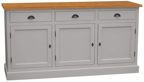 Сервант трехдверный Брюгге нижняя часть